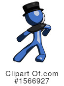 Blue Design Mascot Clipart #1566927 by Leo Blanchette