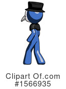 Blue Design Mascot Clipart #1566935 by Leo Blanchette