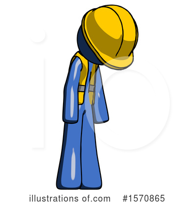 Royalty-Free (RF) Blue Design Mascot Clipart Illustration by Leo Blanchette - Stock Sample #1570865
