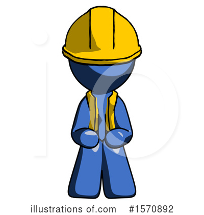 Royalty-Free (RF) Blue Design Mascot Clipart Illustration by Leo Blanchette - Stock Sample #1570892