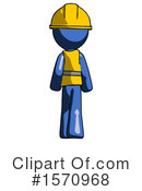 Blue Design Mascot Clipart #1570968 by Leo Blanchette