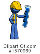 Blue Design Mascot Clipart #1570969 by Leo Blanchette