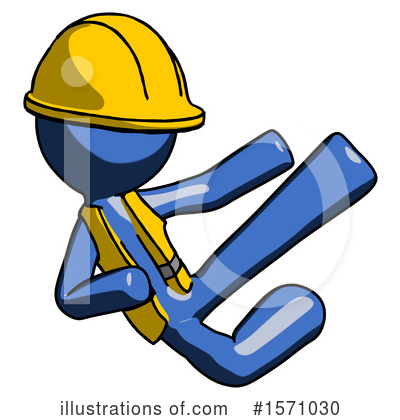 Royalty-Free (RF) Blue Design Mascot Clipart Illustration by Leo Blanchette - Stock Sample #1571030