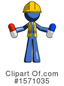 Blue Design Mascot Clipart #1571035 by Leo Blanchette