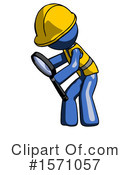 Blue Design Mascot Clipart #1571057 by Leo Blanchette