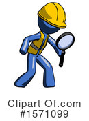 Blue Design Mascot Clipart #1571099 by Leo Blanchette