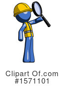 Blue Design Mascot Clipart #1571101 by Leo Blanchette