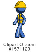 Blue Design Mascot Clipart #1571123 by Leo Blanchette