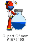 Blue Design Mascot Clipart #1575490 by Leo Blanchette