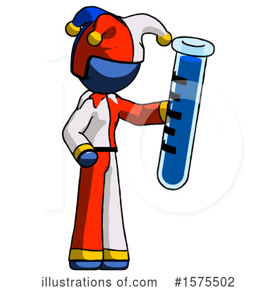 Royalty-Free (RF) Blue Design Mascot Clipart Illustration by Leo Blanchette - Stock Sample #1575502