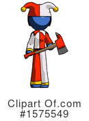 Blue Design Mascot Clipart #1575549 by Leo Blanchette