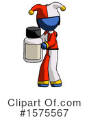 Blue Design Mascot Clipart #1575567 by Leo Blanchette