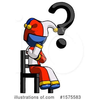 Royalty-Free (RF) Blue Design Mascot Clipart Illustration by Leo Blanchette - Stock Sample #1575583