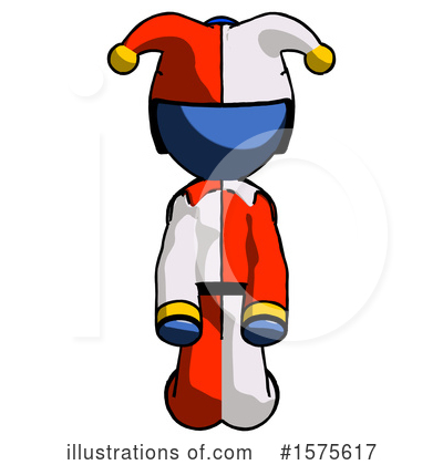 Royalty-Free (RF) Blue Design Mascot Clipart Illustration by Leo Blanchette - Stock Sample #1575617
