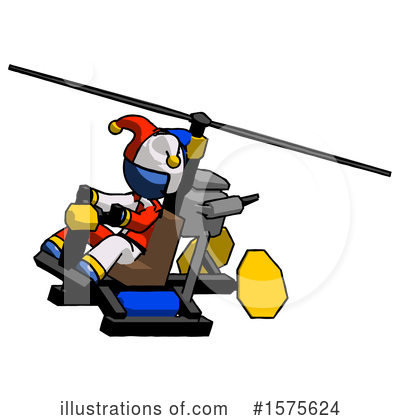 Royalty-Free (RF) Blue Design Mascot Clipart Illustration by Leo Blanchette - Stock Sample #1575624