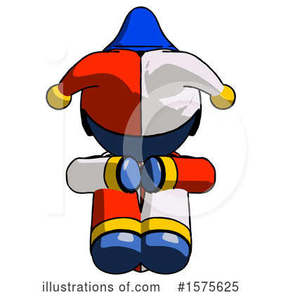 Royalty-Free (RF) Blue Design Mascot Clipart Illustration by Leo Blanchette - Stock Sample #1575625