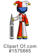 Blue Design Mascot Clipart #1575665 by Leo Blanchette