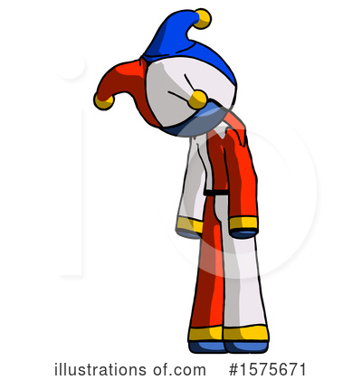 Royalty-Free (RF) Blue Design Mascot Clipart Illustration by Leo Blanchette - Stock Sample #1575671