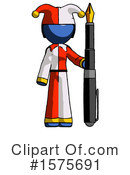 Blue Design Mascot Clipart #1575691 by Leo Blanchette