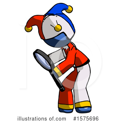Royalty-Free (RF) Blue Design Mascot Clipart Illustration by Leo Blanchette - Stock Sample #1575696