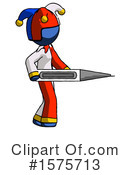 Blue Design Mascot Clipart #1575713 by Leo Blanchette