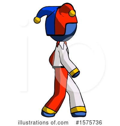 Royalty-Free (RF) Blue Design Mascot Clipart Illustration by Leo Blanchette - Stock Sample #1575736