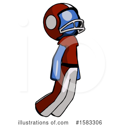 Royalty-Free (RF) Blue Design Mascot Clipart Illustration by Leo Blanchette - Stock Sample #1583306