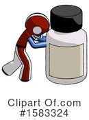 Blue Design Mascot Clipart #1583324 by Leo Blanchette