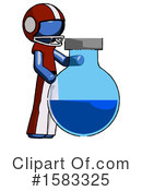 Blue Design Mascot Clipart #1583325 by Leo Blanchette