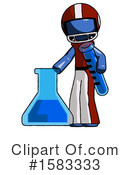 Blue Design Mascot Clipart #1583333 by Leo Blanchette