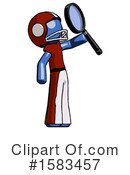 Blue Design Mascot Clipart #1583457 by Leo Blanchette