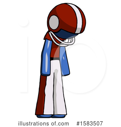 Royalty-Free (RF) Blue Design Mascot Clipart Illustration by Leo Blanchette - Stock Sample #1583507