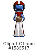 Blue Design Mascot Clipart #1583517 by Leo Blanchette