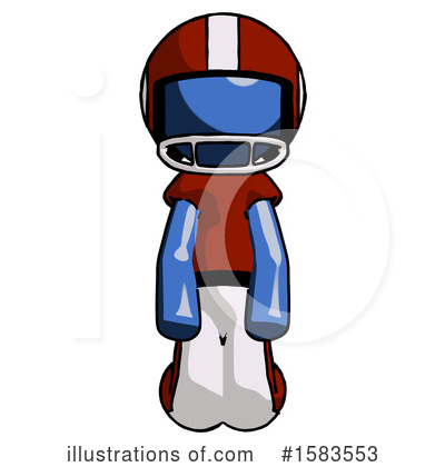 Royalty-Free (RF) Blue Design Mascot Clipart Illustration by Leo Blanchette - Stock Sample #1583553