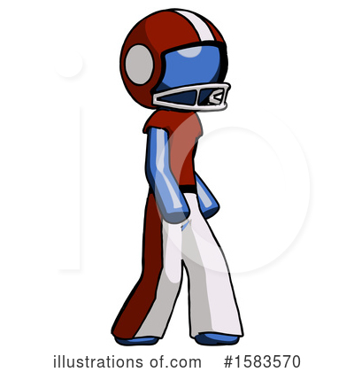 Royalty-Free (RF) Blue Design Mascot Clipart Illustration by Leo Blanchette - Stock Sample #1583570