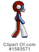 Blue Design Mascot Clipart #1583571 by Leo Blanchette