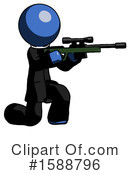 Blue Design Mascot Clipart #1588796 by Leo Blanchette