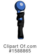 Blue Design Mascot Clipart #1588865 by Leo Blanchette