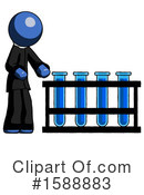 Blue Design Mascot Clipart #1588883 by Leo Blanchette