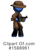 Blue Design Mascot Clipart #1588961 by Leo Blanchette