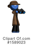 Blue Design Mascot Clipart #1589023 by Leo Blanchette