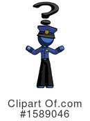 Blue Design Mascot Clipart #1589046 by Leo Blanchette
