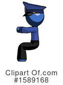 Blue Design Mascot Clipart #1589168 by Leo Blanchette