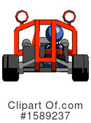 Blue Design Mascot Clipart #1589237 by Leo Blanchette