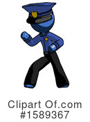 Blue Design Mascot Clipart #1589367 by Leo Blanchette