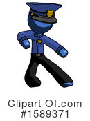 Blue Design Mascot Clipart #1589371 by Leo Blanchette