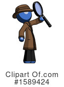Blue Design Mascot Clipart #1589424 by Leo Blanchette