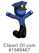 Blue Design Mascot Clipart #1589467 by Leo Blanchette