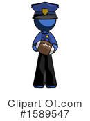 Blue Design Mascot Clipart #1589547 by Leo Blanchette
