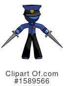 Blue Design Mascot Clipart #1589566 by Leo Blanchette